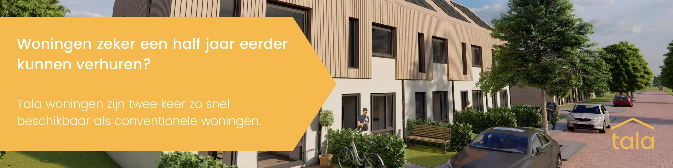 Bouwen met CLT - eerder verhuren