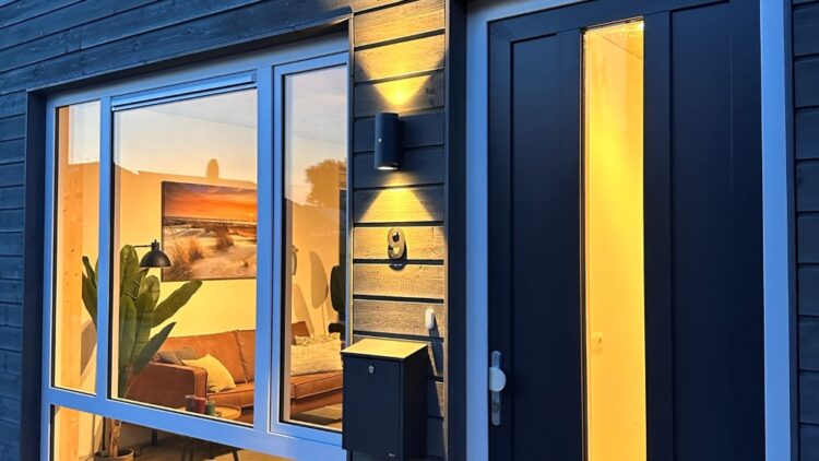 Project Olstergaard woning in schemering