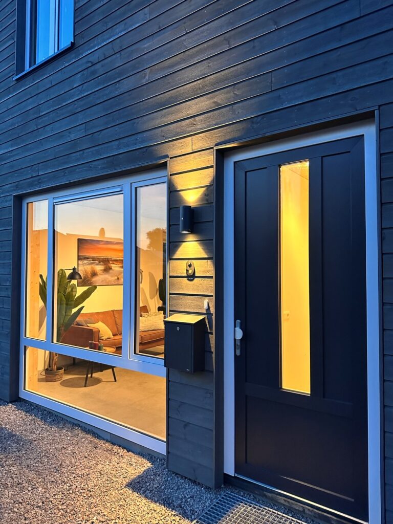 Project Olstergaard woning in schemering