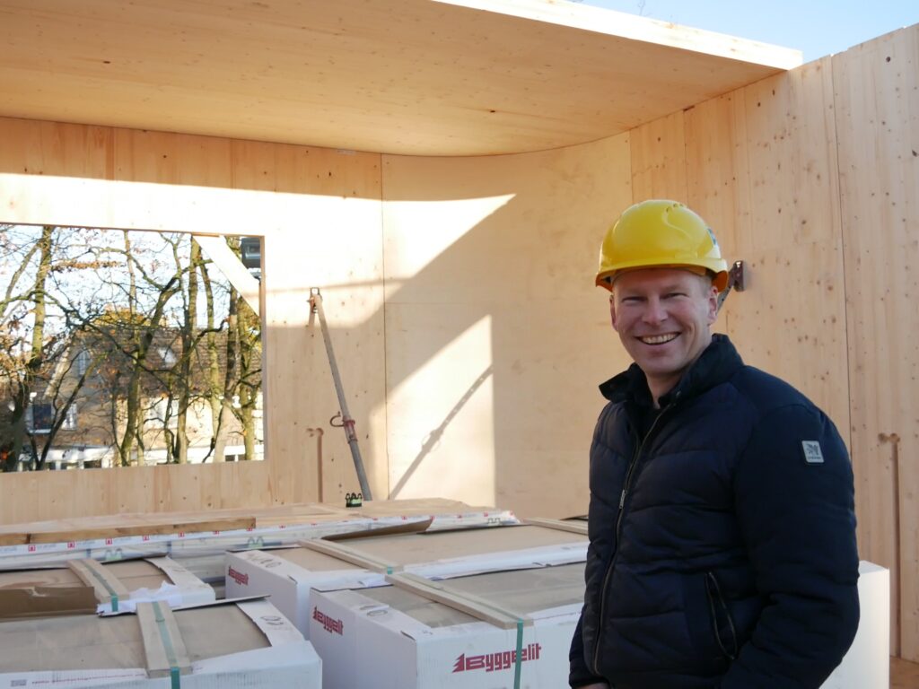 Wout bij project de Noord Es