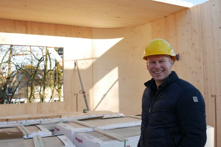 Wout bij project de Noord Es