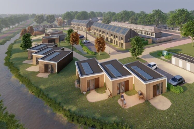 Overzicht flexwoningen in Bunschoten