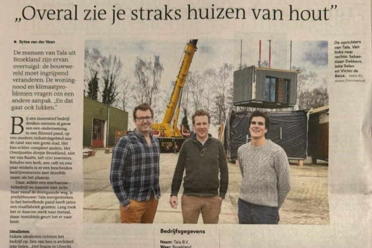 Tala in de krant