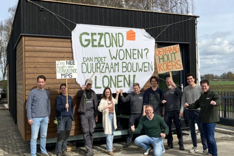 Oproep huizenblokkade Tala protest voor duurzaam bouwen